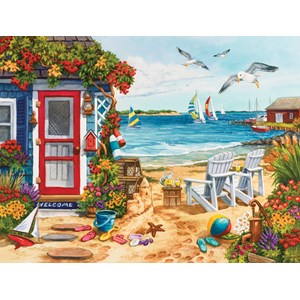 SunsOut (62924) - Nancy Wernersbach: "Beach Summer Cottage" - 1000 pièces