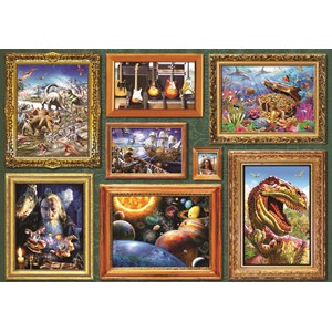 Bluebird Puzzle (70233) - Adrian Chesterman: "Boy's 8 Gallery" - 1000 pièces