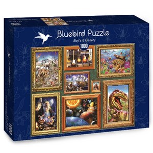 Bluebird Puzzle (70233) - Adrian Chesterman: "Boy's 8 Gallery" - 1000 pièces
