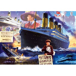 Bluebird Puzzle (70231) - Steve Crisp: "Titanic" - 1000 pièces