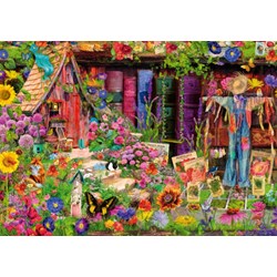 Bluebird Puzzle (70238) - Aimee Stewart: "The Scarecrow's Garden" - 1000 pièces