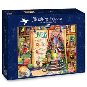 Bluebird Puzzle (70262) - Aimee Stewart: "Life is an Open Book Paris" - 4000 pièces