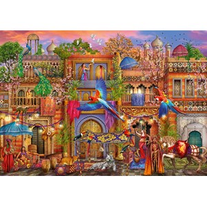 Bluebird Puzzle (70255) - Ciro Marchetti: "Arabian Street" - 4000 pièces
