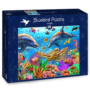 Bluebird Puzzle (70189) - Adrian Chesterman: "Sealife" - 500 pièces