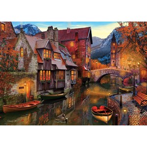 Art Puzzle (5476) - "Canal Homes" - 2000 pièces