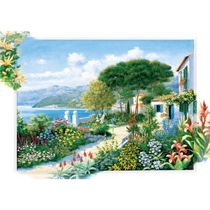 Art Puzzle (5370) - "Coastline Town" - 1500 pièces
