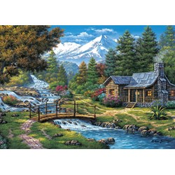 Art Puzzle (5471) - "Two Cascades" - 2000 pièces