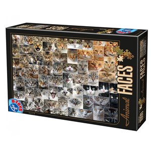 D-Toys (75260) - "Collage, Chats" - 1000 pièces