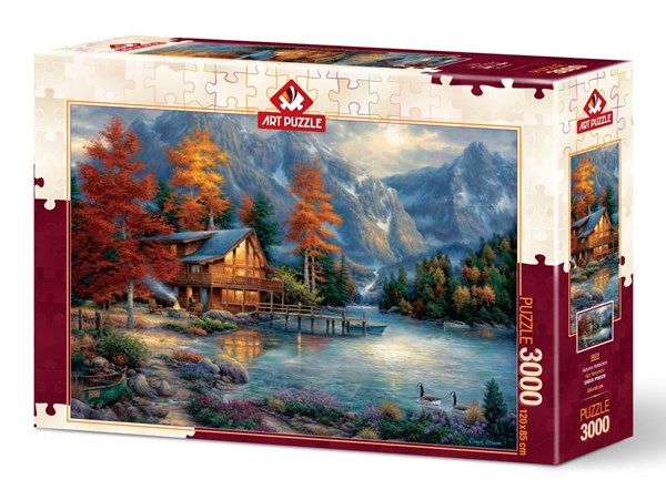 Art Puzzle (5523) - Chuck Pinson: "Autumn Reflection" - 3000 pièces