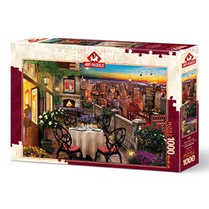 Art Puzzle (5184) - "Dinner at New York" - 1000 pièces