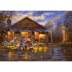 Art Puzzle (5190) - "Motorcyclist" - 1000 pièces