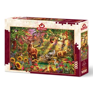 Art Puzzle (5176) - "Forêt Enchantée" - 1000 pièces