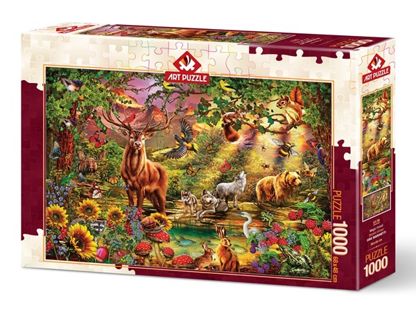 Art Puzzle (5176) - "Forêt Enchantée" - 1000 pièces