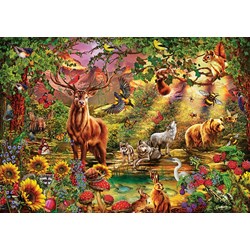 Art Puzzle (5176) - "Forêt Enchantée" - 1000 pièces