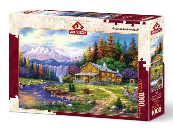 Art Puzzle (4230) - "Sunset on the Mountains" - 1000 pièces