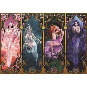 Art Puzzle (4573) - "The Four Jewels" - 2000 pièces