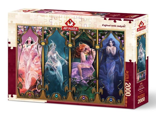 Art Puzzle (4573) - "The Four Jewels" - 2000 pièces