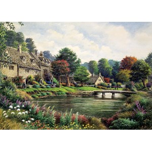 Art Puzzle (4572) - "Mountain Village" - 2000 pièces