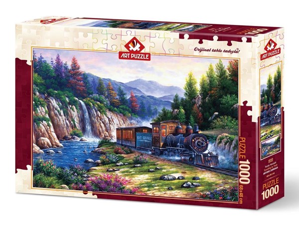 Art Puzzle (4233) - "Travelling by Train" - 1000 pièces