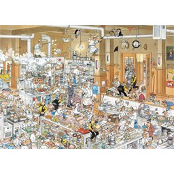 Jumbo (19085) - Jan van Haasteren: "The Kitchen" - 500 pièces