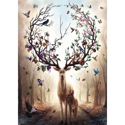 Ravensburger (15018) - "Cerf Fantastique" - 1000 pièces