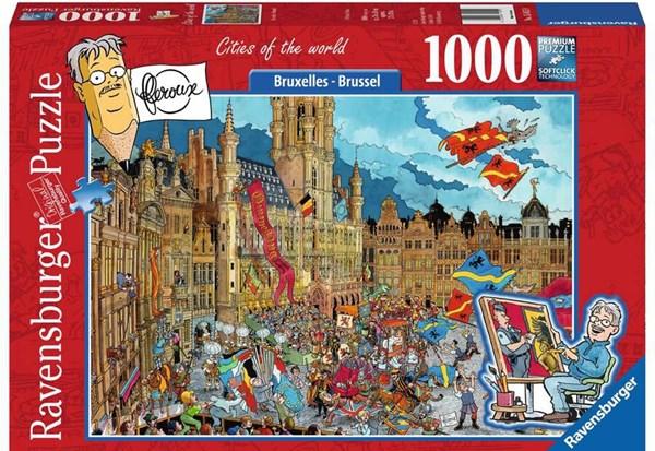 Ravensburger (15415) - "Brussels, Belgium" - 1000 pièces