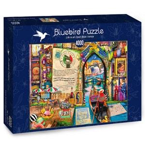 Bluebird Puzzle (70259) - Aimee Stewart: "Life is an Open Book Venice" - 4000 pièces