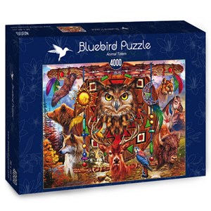 Bluebird Puzzle (70257) - Ciro Marchetti: "Animal Totem" - 4000 pièces