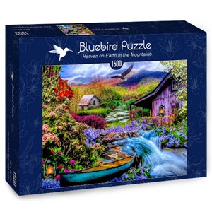 Bluebird Puzzle (70210) - "Heaven on Earth in the Mountains" - 1500 pièces