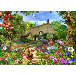 Bluebird Puzzle (70141) - "English Cottage Garden" - 1500 pièces