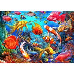 Bluebird Puzzle (70192) - Ciro Marchetti: "Tropical Fish" - 1500 pièces