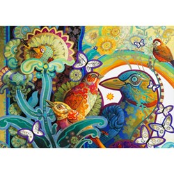 Bluebird Puzzle (70297) - David Galchutt: "Basket of Paradise" - 1000 pièces