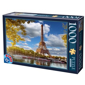 D-Toys (74805) - "La Tour Eiffel, Paris" - 1000 pièces