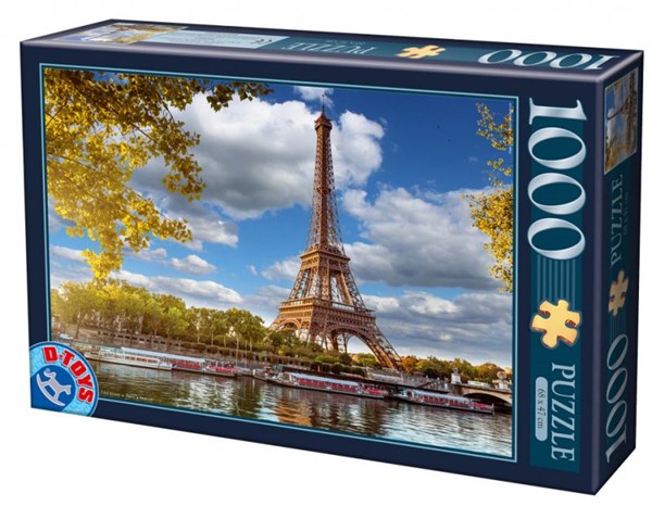 D-Toys (74805) - "La Tour Eiffel, Paris" - 1000 pièces