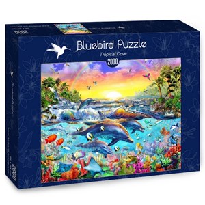 Bluebird Puzzle (70015) - Adrian Chesterman: "Tropical Cove" - 2000 pièces