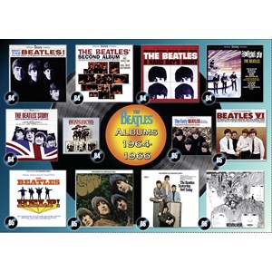 Ravensburger (19753) - "Beatles: Albums 1964-66" - 1000 pièces