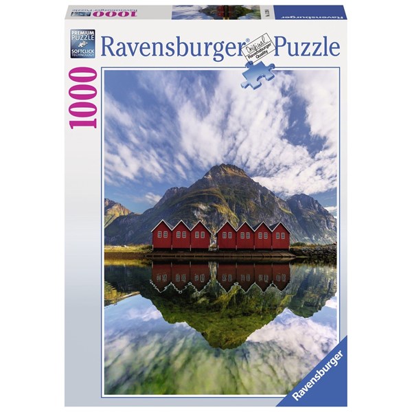 Ravensburger (15256) - "Sunndalsora, Norway" - 1000 pièces