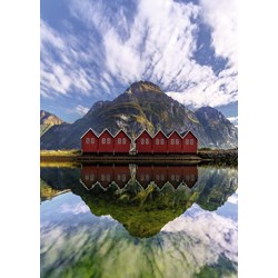 Ravensburger (15256) - "Sunndalsora, Norway" - 1000 pièces