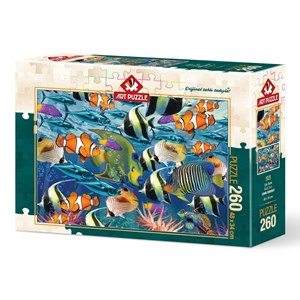 Art Puzzle (4270) - "Multi Fish" - 260 pièces