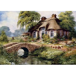 Art Puzzle (5080) - "Green Village" - 500 pièces