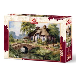 Art Puzzle (5080) - "Green Village" - 500 pièces