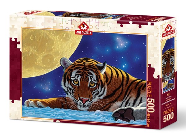 Art Puzzle (5072) - "Tiger Moon" - 500 pièces