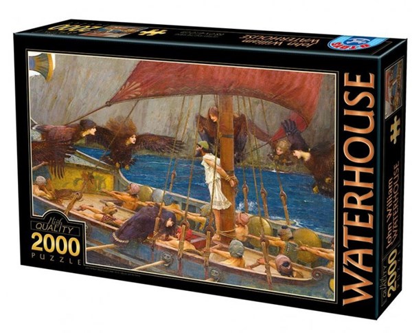 D-Toys (72917-WA01) - John William Waterhouse: "Ulysse et les Sirènes, 1891" - 2000 pièces