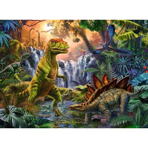 Ravensburger (12888) - "L'oasis des Dinosaures" - 100 pièces