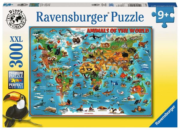 Ravensburger (13257) - "World of Animals" - 300 pièces