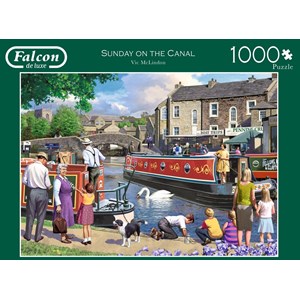Falcon (11206) - Victor McLindon: "Sunday on The Canal" - 1000 pièces