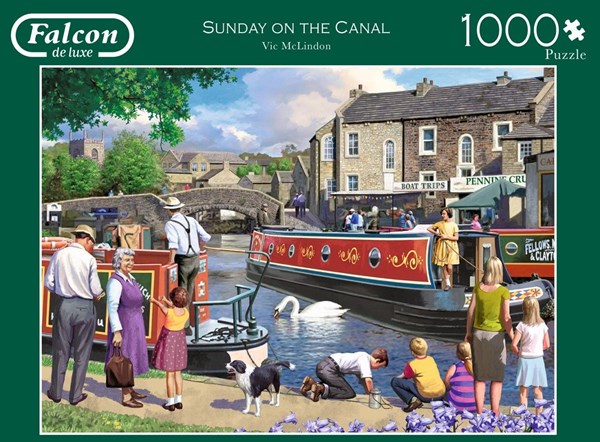 Falcon (11206) - Victor McLindon: "Sunday on The Canal" - 1000 pièces