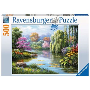 Ravensburger (14827) - "Romance à l'étang" - 500 pièces