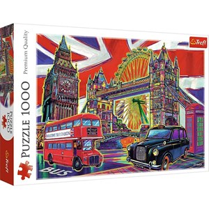Trefl (10525) - "Colours of London" - 1000 pièces