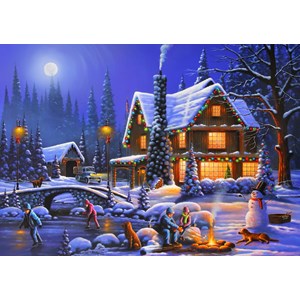 Bluebird Puzzle (70094) - "Holiday Spirit" - 500 pièces